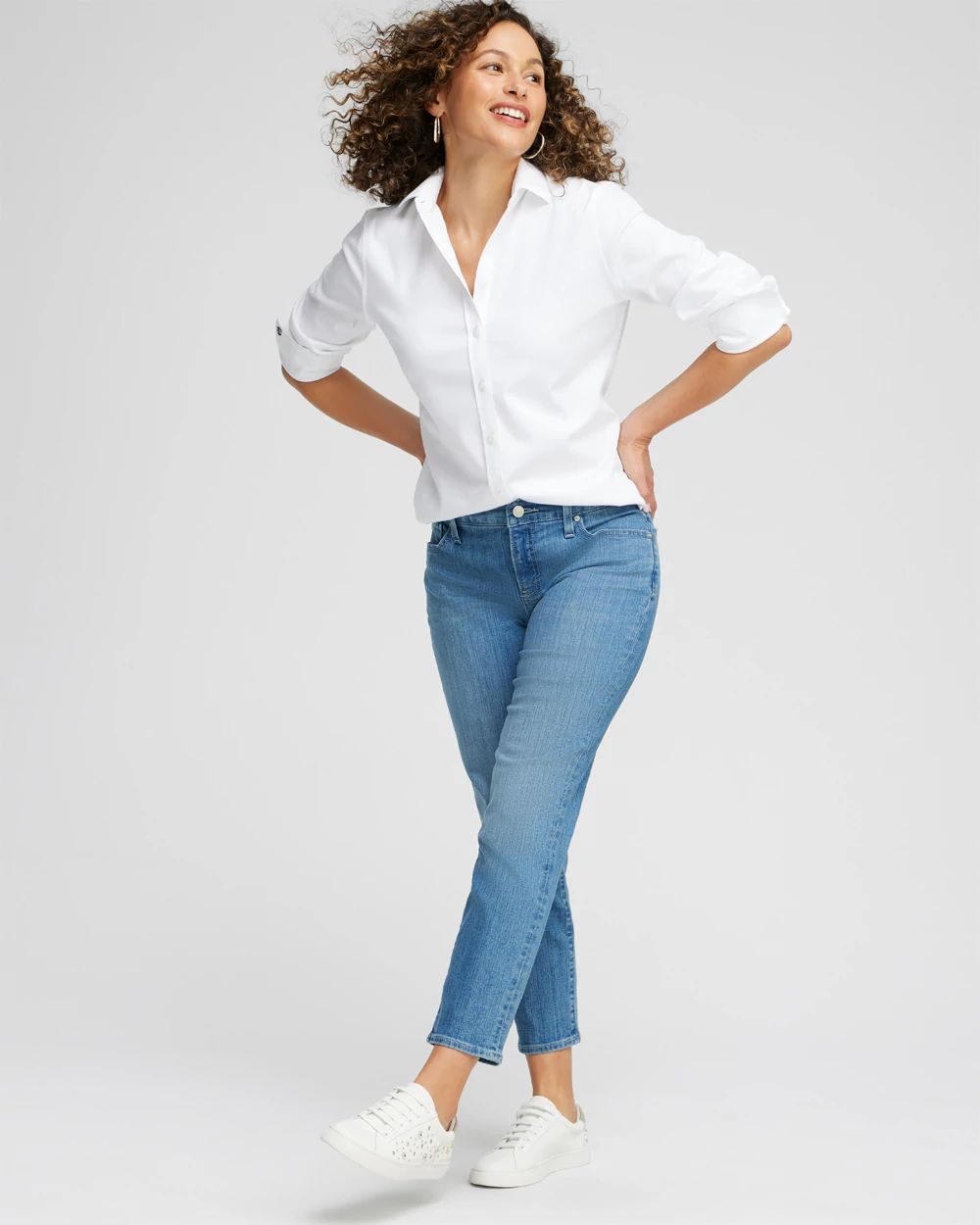 フランスラフ　 Girlfriend Cropped Jeans | Chico's
